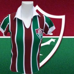 Camisa retrô Baby look tradicional Fluminense