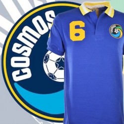 Camisa retrô Cosmos de Nova York azul- 1977