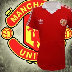 Camisa retrô Manchester United vermelha - ENG